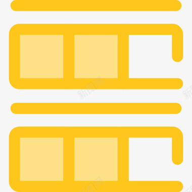 可视化用户界面10黄色图标图标