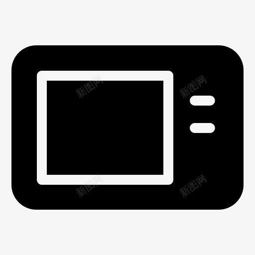 烤箱微波炉图标svg_新图网 https://ixintu.com 微波炉 烤箱