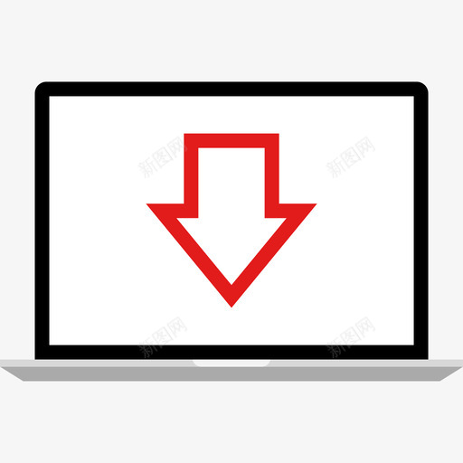 箭头信息图形红色3扁平图标svg_新图网 https://ixintu.com 信息图形红色3 扁平 箭头