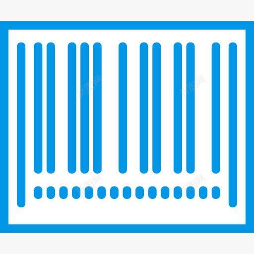 条形码商业和营销蓝色图标svg_新图网 https://ixintu.com 商业和营销 条形码 蓝色