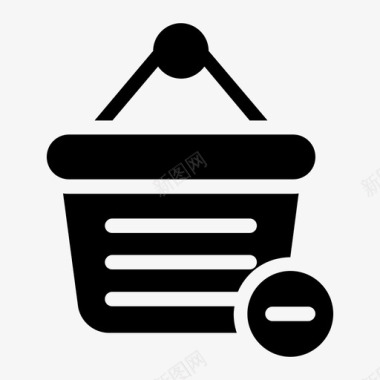 购物篮购物网店图标图标
