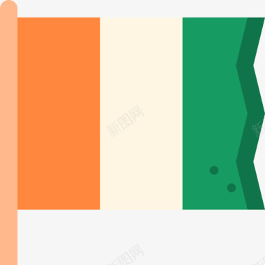 爱尔兰圣帕特里克第12天平铺图标图标