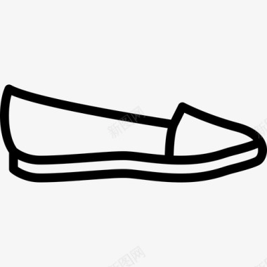 鞋女鞋3线性图标图标