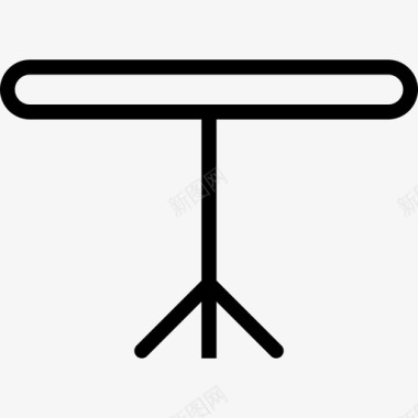 咖啡桌家具5线性图标图标