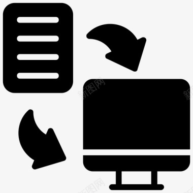 数据传输文件文件传输图标图标