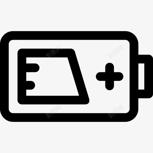 电池电子16线性图标svg_新图网 https://ixintu.com 电子16 电池 线性