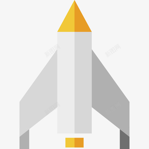 火箭未来技术3扁平图标svg_新图网 https://ixintu.com 扁平 未来技术3 火箭
