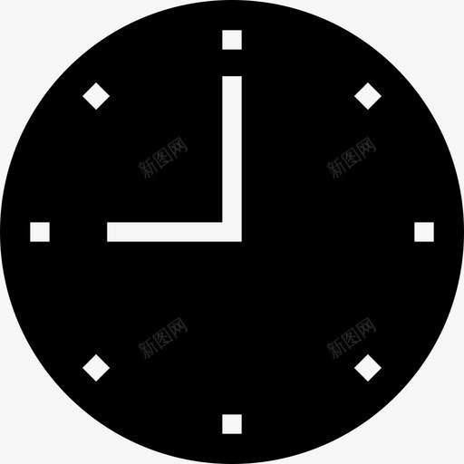 时钟ios用户界面填充图标svg_新图网 https://ixintu.com ios用户界面 填充 时钟