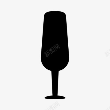 玻璃杯酒饮料图标图标