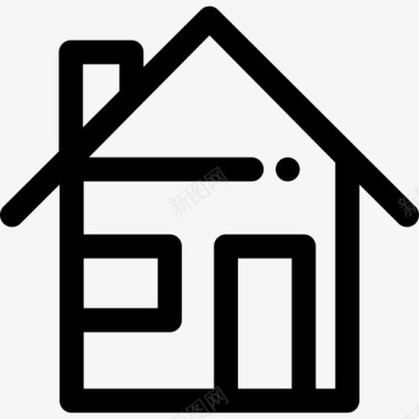 房地产家居用品10线性图标图标