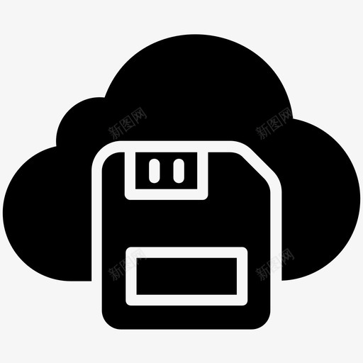 云存储云驱动数字存储图标svg_新图网 https://ixintu.com 云存储 云数据存储 云驱动 互联网安全标志符号 在线存储 数字存储