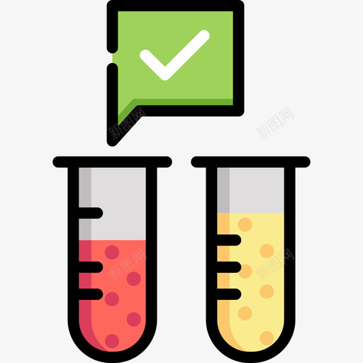 血液测试化学7线性颜色图标svg_新图网 https://ixintu.com 化学7 线性颜色 血液测试