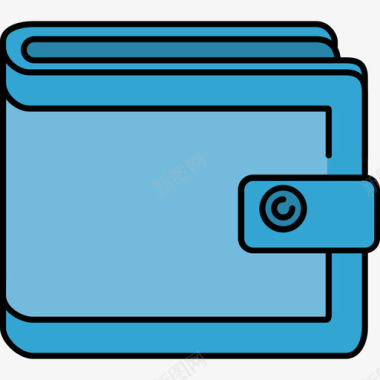 钱包电子商务8彩色128px图标图标