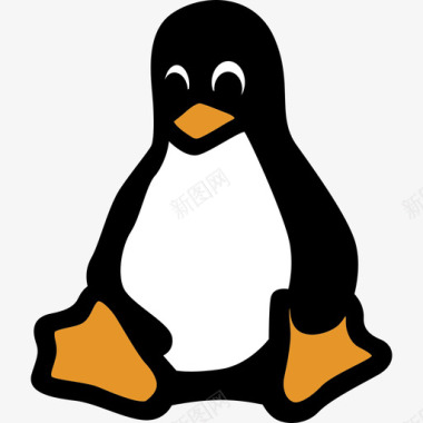 Linux徽标2扁平图标图标