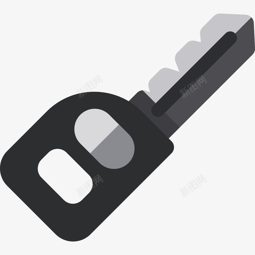 汽车钥匙机械元件5扁平图标svg_新图网 https://ixintu.com 扁平 机械元件5 汽车钥匙