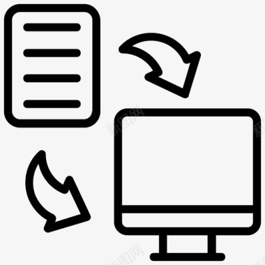 数据传输文件文件传输图标图标