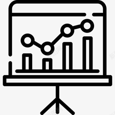 分析电子商务15线性图标图标