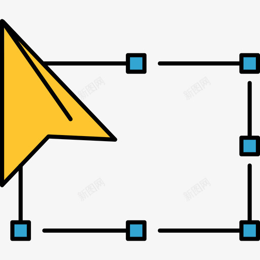 形工具6彩色128px图标svg_新图网 https://ixintu.com 图形设计工具6 彩色128px