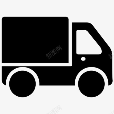 货运卡车工业卡车物流卡车图标图标