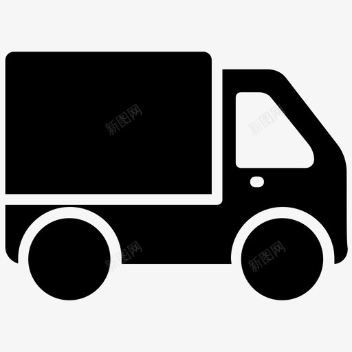 货运卡车工业卡车物流卡车图标svg_新图网 https://ixintu.com 工业卡车 拖车货车 物流卡车 货运卡车 货运货车 运输字形图标