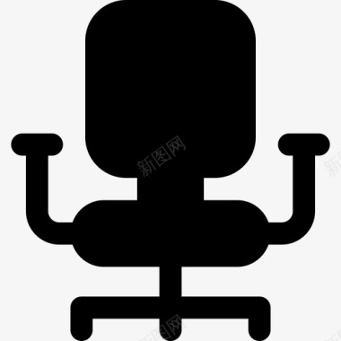 办公椅家具17填充图标图标