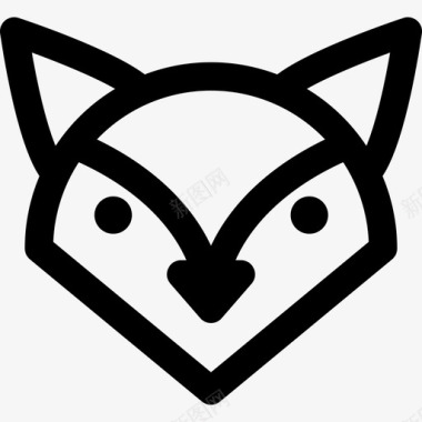狐狸动物23直系图标图标