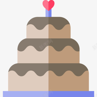 婚礼蛋糕婚礼10平的图标图标