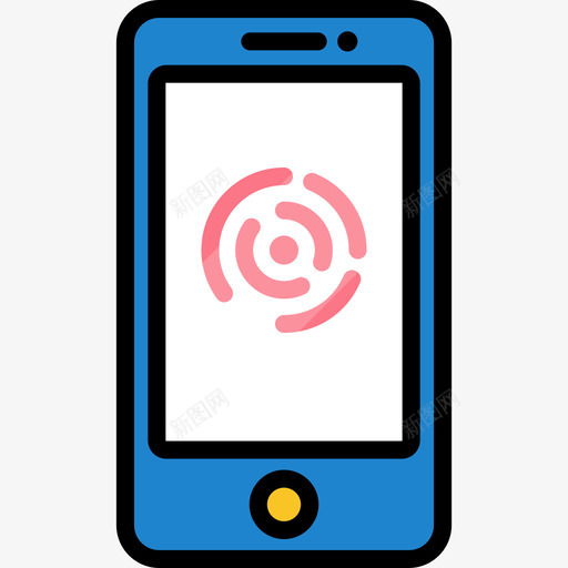 智能手机混合元素3线性颜色图标svg_新图网 https://ixintu.com 智能手机 混合元素3 线性颜色