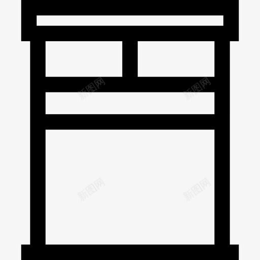 床酒店17直线图标svg_新图网 https://ixintu.com 床 直线 酒店17