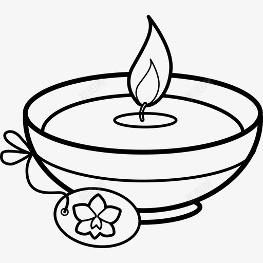 蜡烛spa3手工制作图标svg_新图网 https://ixintu.com spa3 手工制作 蜡烛
