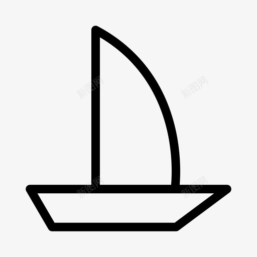 采购产品划船独木舟桨帆船图标svg_新图网 https://ixintu.com 体育 帆船 桨工具 独木舟桨 船和桨 采购产品划船