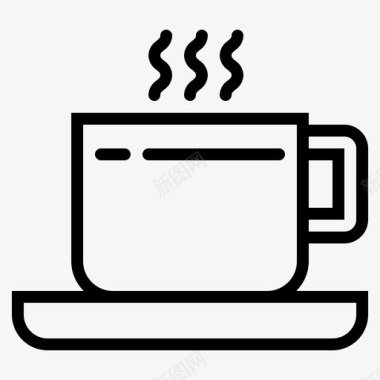 咖啡咖啡店杯子图标图标