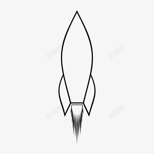 火箭子弹导弹图标svg_新图网 https://ixintu.com 子弹 导弹 射击 火箭 空中火箭
