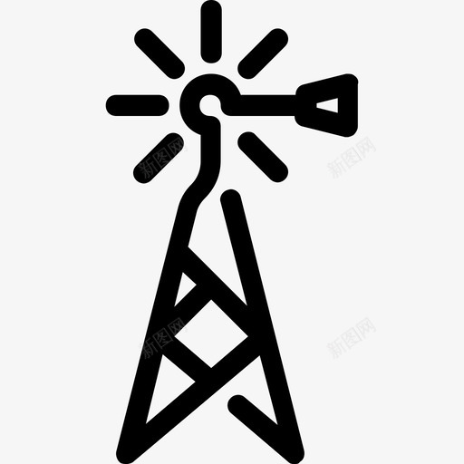 线性发电机8图标svg_新图网 https://ixintu.com 8 线性发电机