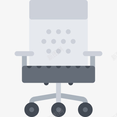 办公椅家具26扁平图标图标
