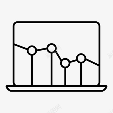 图表计算机统计图标图标
