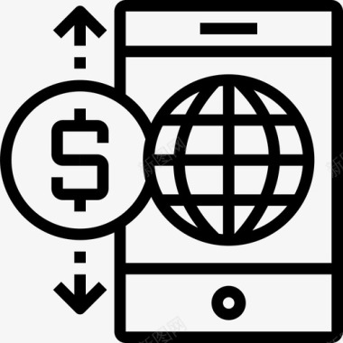 在线支付银行商务图标图标
