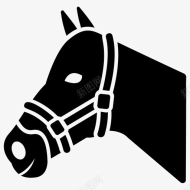 马动物赛马图标图标