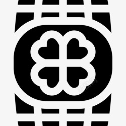 6天桶圣帕特里克第6天装满图标高清图片