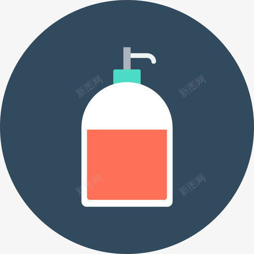 手洗购物9圆形图标svg_新图网 https://ixintu.com 圆形 手洗 购物9