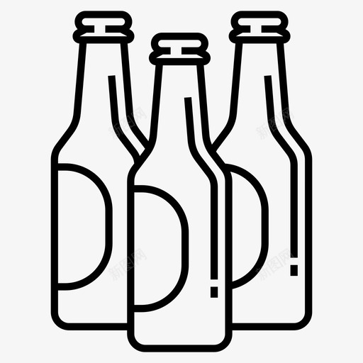 啤酒瓶酒精饮料图标svg_新图网 https://ixintu.com 啤酒瓶 啤酒生产线 啤酒节 酒精 饮料