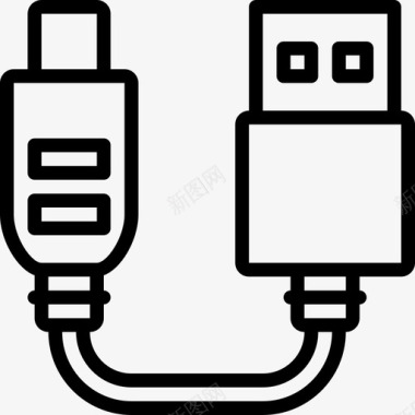 Hdmi2线性电缆连接器图标图标