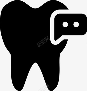 牙齿牙医详细信息图标图标