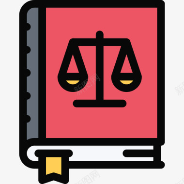 法律书法律2颜色图标图标