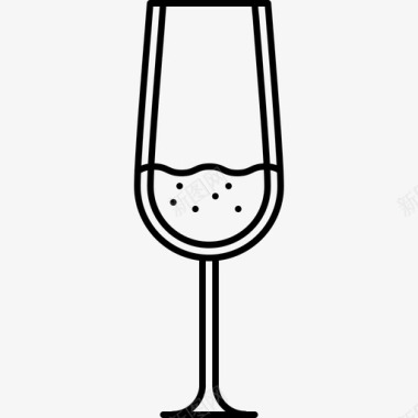 香槟食品和饮料8128px生产线图标图标