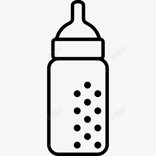 奶瓶婴儿牛奶图标svg_新图网 https://ixintu.com 奶瓶 婴儿 新生儿和玩具 牛奶