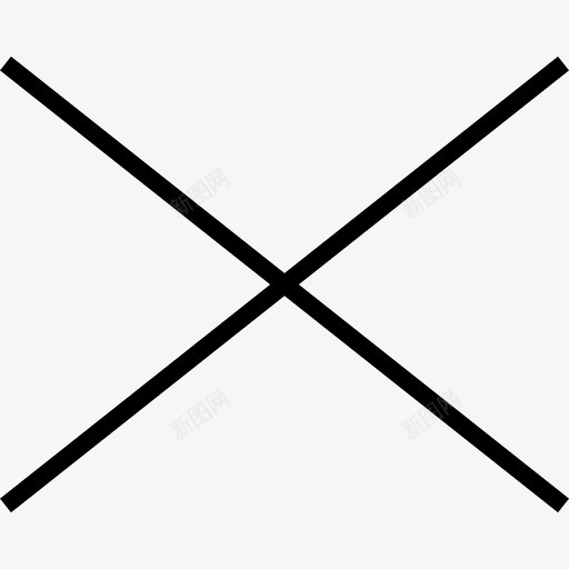 闭合ui线框细线图标svg_新图网 https://ixintu.com ui线框 细线 闭合
