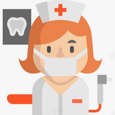牙医职业和职业2平的图标图标
