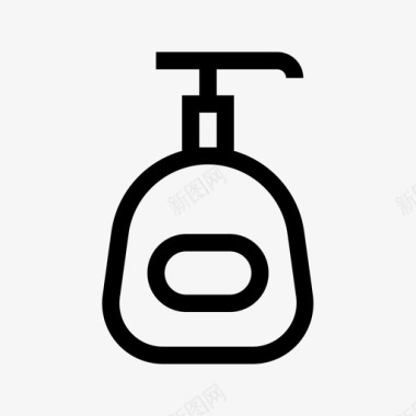 肥皂分配器液体图标图标