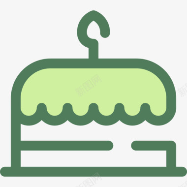 生日蛋糕食品和餐厅5维德图标图标